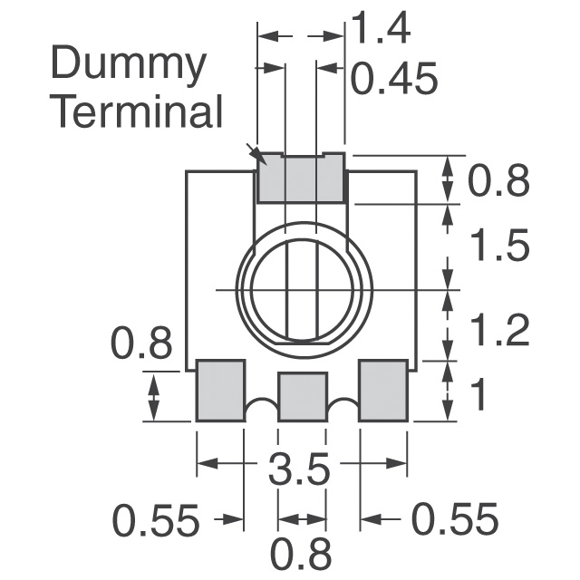 EVM-1USX30B13 Panasonic Electronic Components  Trimmer Potentiometers